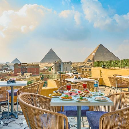 Cleopatra Tower Pyramid View 호텔 Kafret el-Gabal 외부 사진